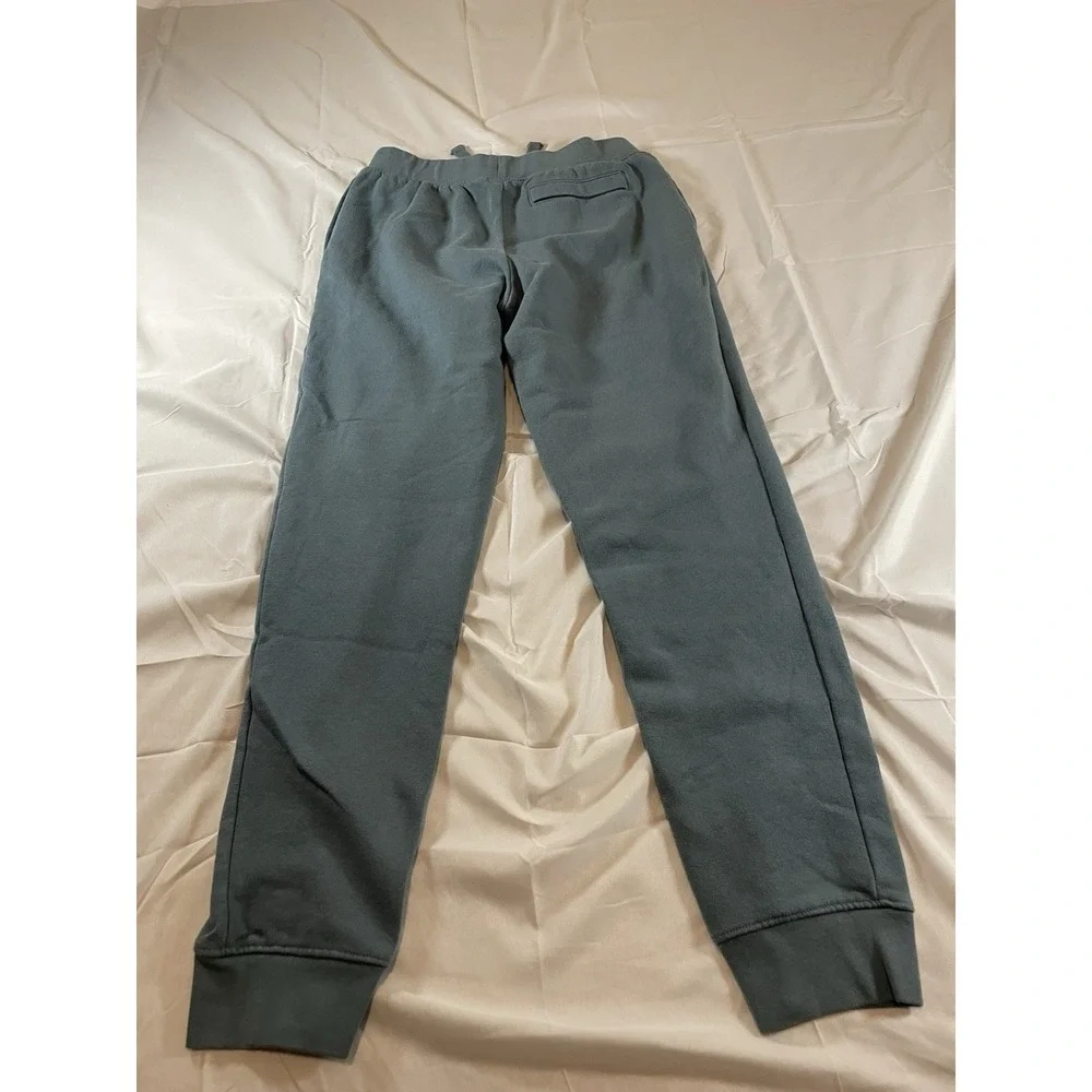 Under Armour Boys ColdGear Joggers Blue Gray Orange Logo Sweatpants YLG‎ Large